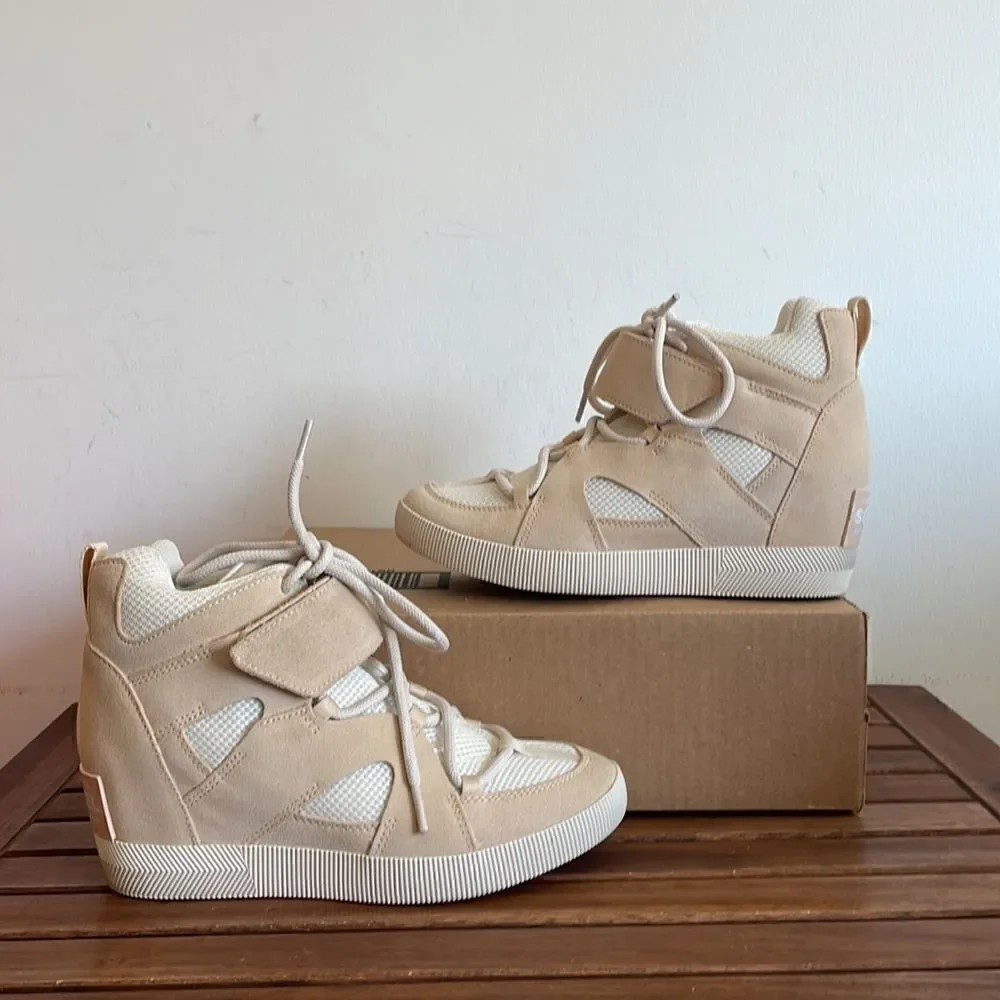 SOREL Out N About Sport Wedge Booties Nova Sand US Women 8/UK 5/EU 38.5